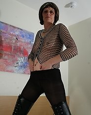 Horny mature slut playing with herself